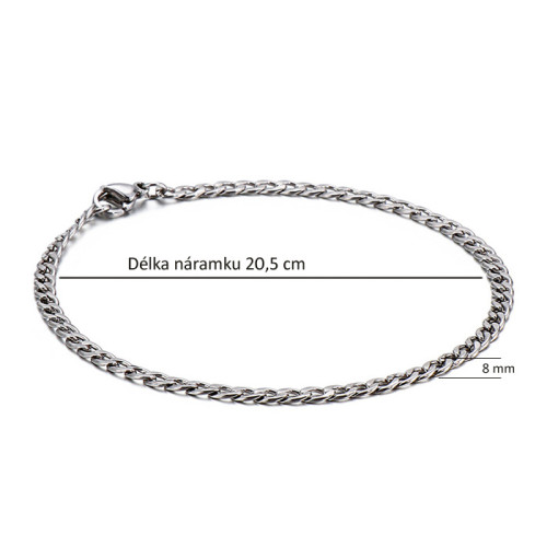 Ocelový náramek WJHB673-8