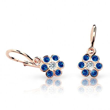 Náušnice pro miminka Cutie C1737R-Dark Blue