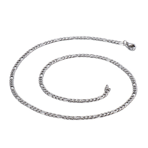 Ocelový řetízek na krk Figaro WJHN171-6