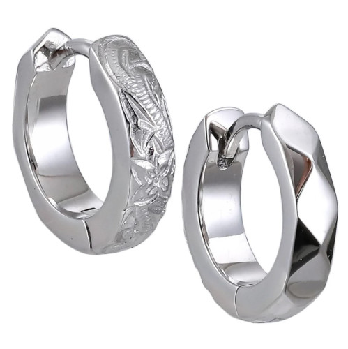 Ocelové náušnice kroužky GESS564ST