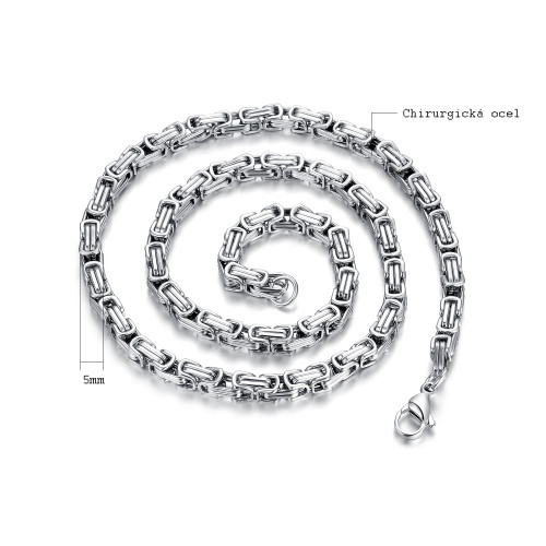 Ocelový řetízek na krk JCFGL332ST