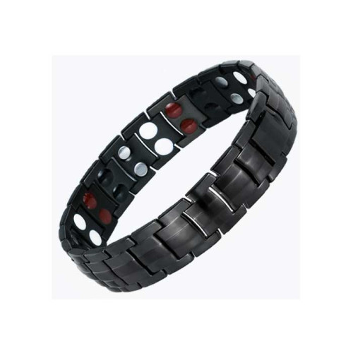 Magnetický náramek chirurgická ocel WJHB717-BK