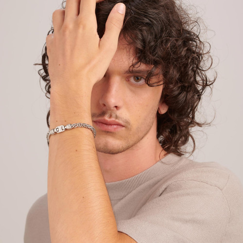 Moderní pánský náramek Brosway Knocker BKC17