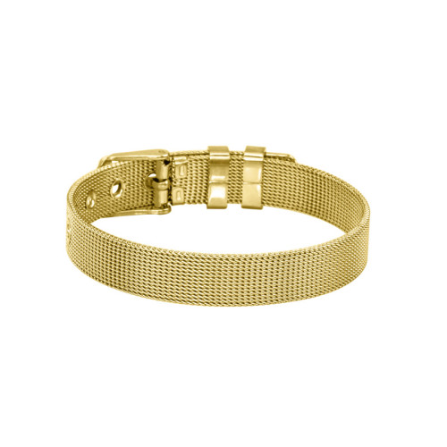 Netradiční dámský náramek z chirurgické oceli BSS349-2GD