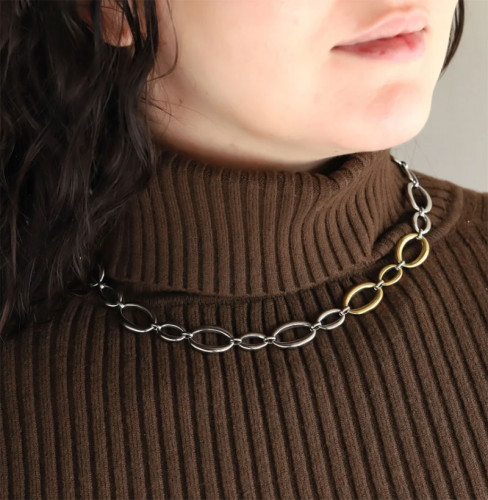 Elegantní náhrdelník pro ženy z chirurgické oceli MNSS60