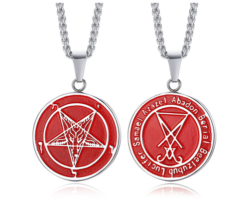 Náhrdelník pentagram chirurgická ocel JCFPN1161RS