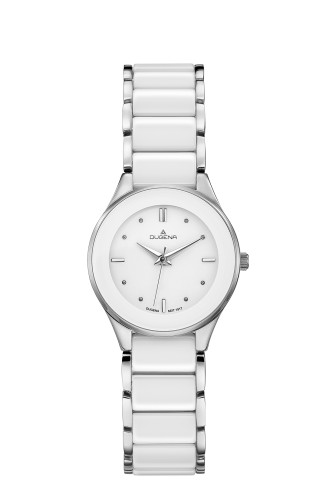 Dámské hodinky bílá keramika Dugena 4460772