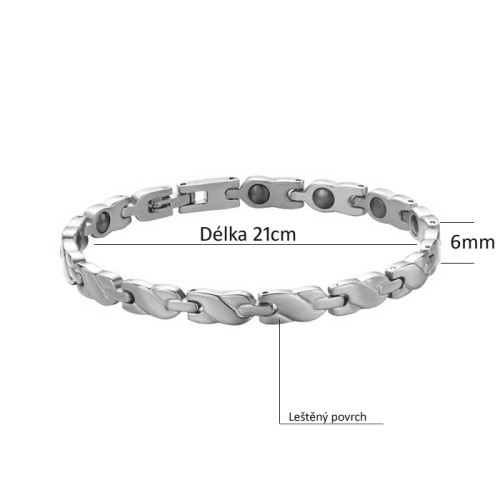 Magnetický náramek na ruku WJHB712