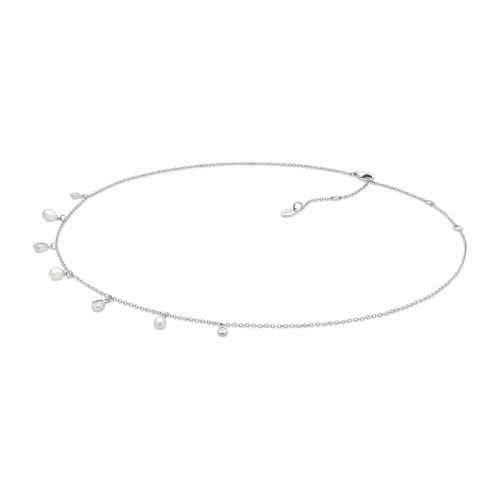 Jemný stříbrný perlový náhrdelník SK25233NW