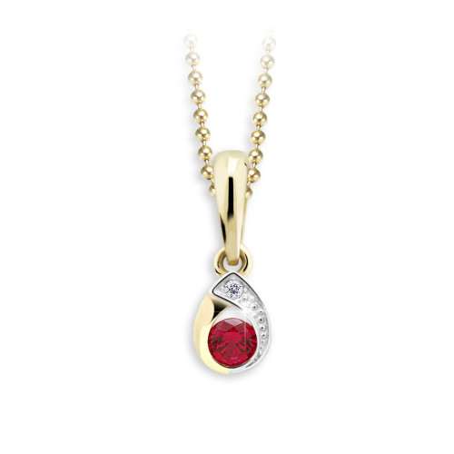Přívěsek pro děti C1898Z-Ruby Dark
