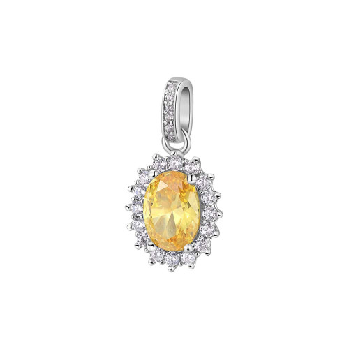 Stříbrný přívěšek na krk Brosway Fancy Energy Yellow FEY04