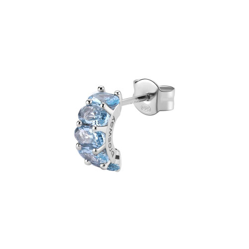 Moderní stříbrná náušnice Brosway Fancy Cloud Light Blue FCL09
