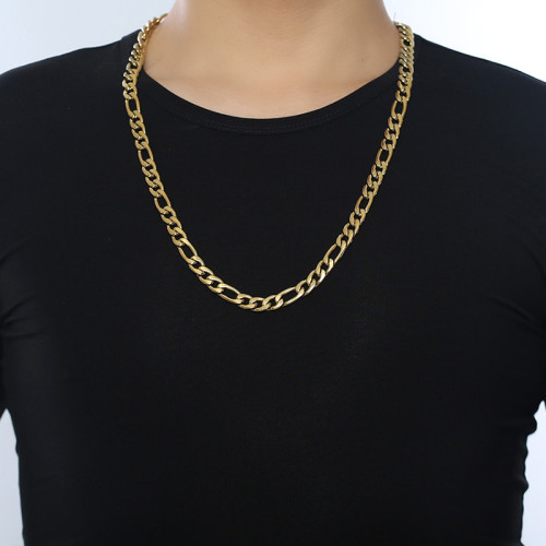 Ocelový řetízek pro muže zlatý JCFNC386G