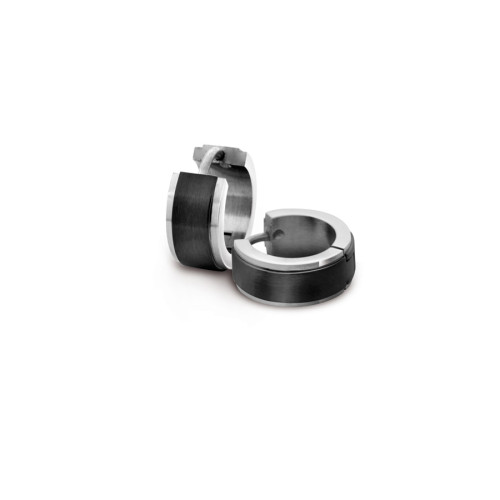 Náušnice kroužky z chirurgické oceli Inori EXER89B