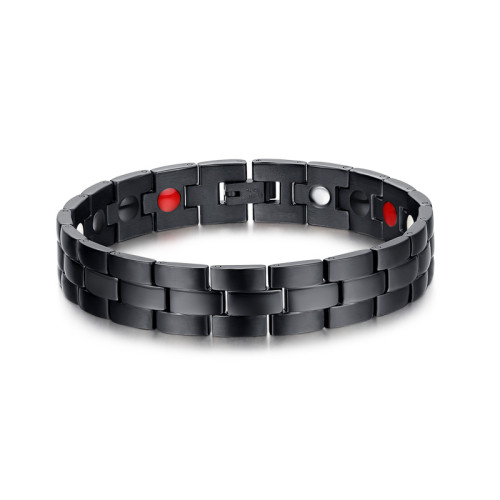Náramek z chirurgické oceli s magnety 012