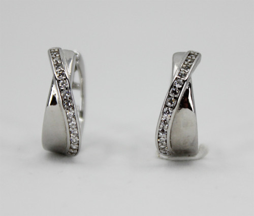 Náušnice kroužky se zirkony 312976001