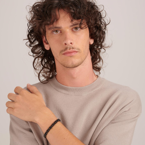 Moderní pánský náramek Brosway Backliner BBC28