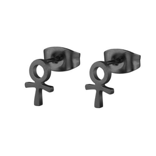 Náušnice z chirurgické ocelil pecky WJHE140-BK