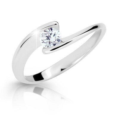 Stříbrný prstýnek se zirkonem 2037