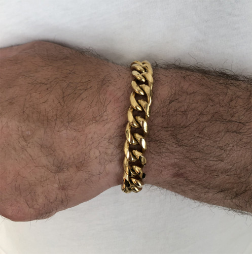 Řetízek na ruku chirurgická ocel WJHN14B-GD