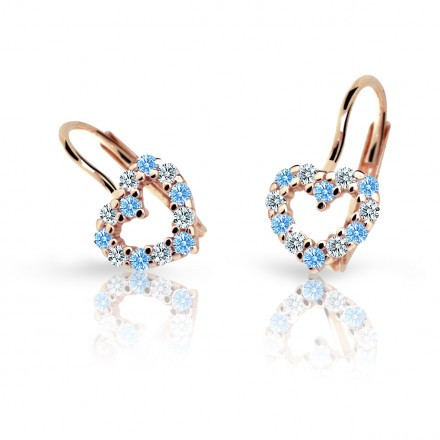 Dívčí náušnice Cutie C2157R-KL-Arctic Blue