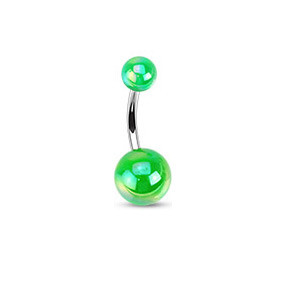 Piercing do pupíku 1103 - Green