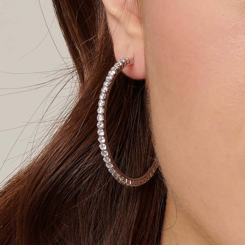 Kruhové náušnice Brosway Desideri BEIE016