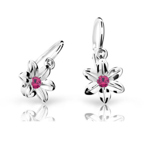 Náušničky pro miminka Cutie C1993B Tcf Red