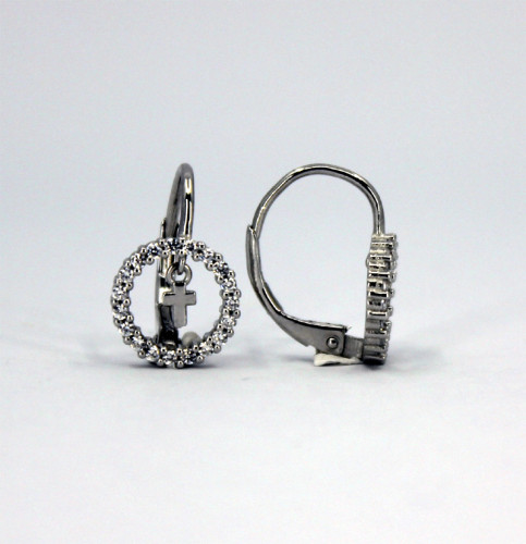 Stříbrné náušnice s kamínky 312246002