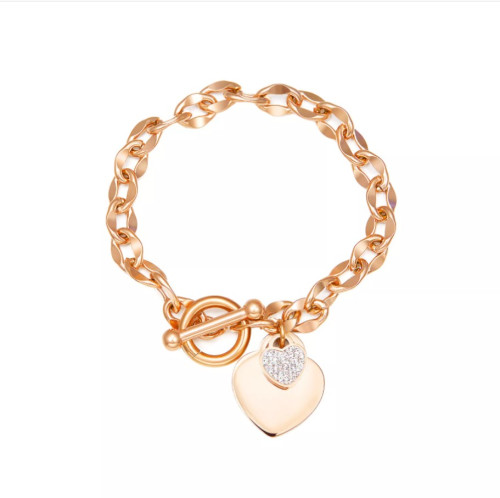 Náramek srdíčko chirurgická ocel JCFGS10RG