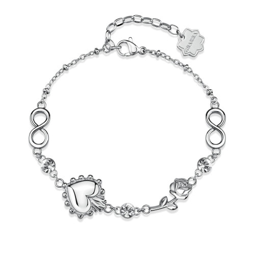 Náramek pro štěstí z chirurgické oceli Brosway Chakra BHKB281