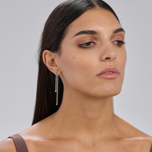 Dlouhé náušnice z chirurgické oceli BNL087