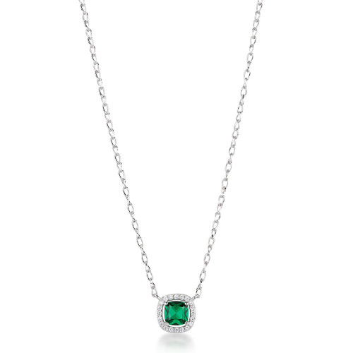 Stříbrný náhrdelník se zirkony Brosway Fancy Life Green FLG136