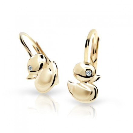 Dívčí náušnice Cutie C1954Z-Kl-White