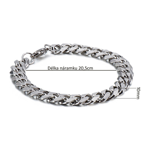 Ocelový náramek WJHB677-10