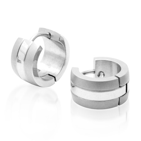 Minimalistické náušnice kroužky Inori EXER42