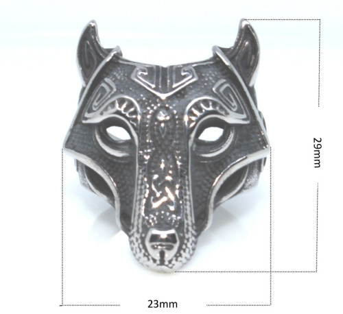 Ocelový prsten pro motorkáře WJHZ349