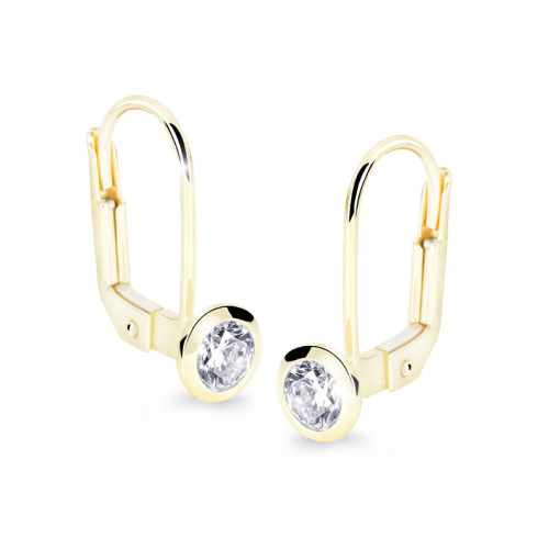 Zlaté dívčí náušnice C8003Y