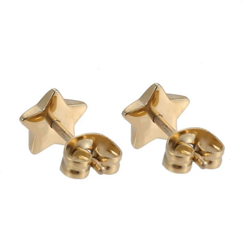 Ocelové náušnice hvězdičky ESS301GD