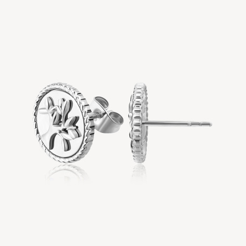 Náušnice z chirurgické oceli Brosway Chakra BHKE144 - Strom života