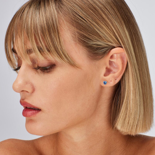 Stříbrná náušnice z kolekce Brosway Fancy Freedom Blue FFB88- 1 Ks