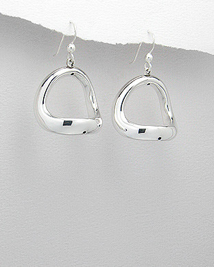 Stříbrné náušnice 196