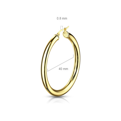 Náušnice kruhy 3864