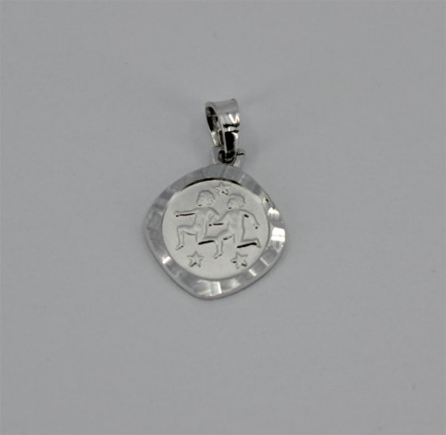 Stříbrný přívěsek se znamením Blíženci 307875004