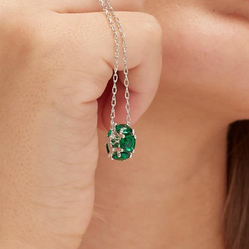 Stříbrný přívěsek korák Brosway Fancy Life Green FLG03