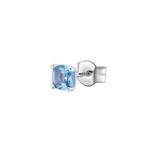 Stříbrná náušnice se zirkonem Brosway Fancy Cloud Light Blue FCL06