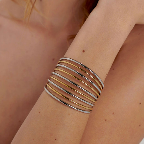 Náramek bangle z chirurgické oceli Brosway Aura BAU16