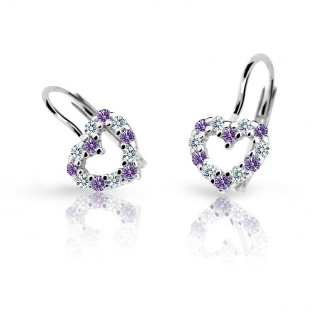 Dívčí náušnice Cutie C2157B-Kl-Amethyst
