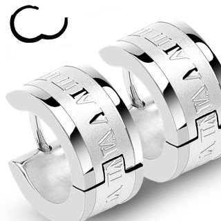 Náušnice kroužky 004