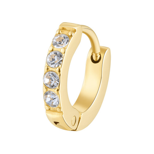 Ocelová náušnice kroužek Brosway BHKE037